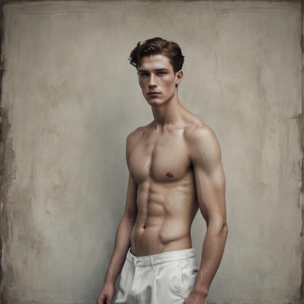 Striking Portrait in Surrealist Style