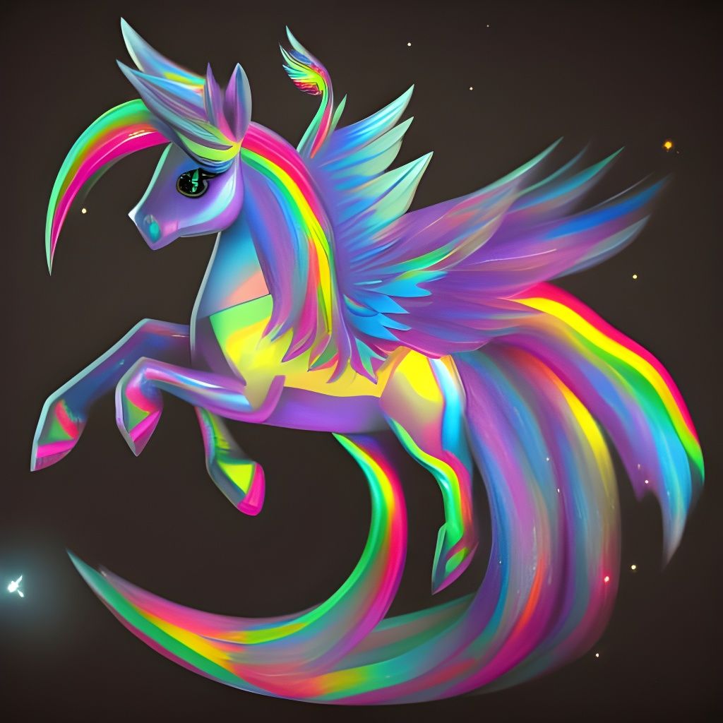 Rainbow Pegasus