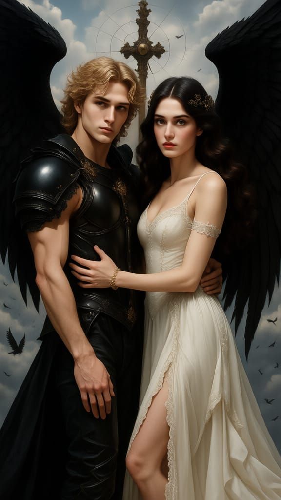 Fallen Angel Protecting His Beloved