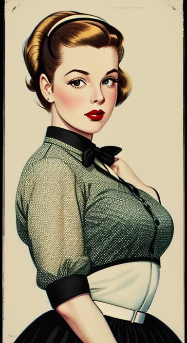 Tanya Donelly / Gil Elvgren style