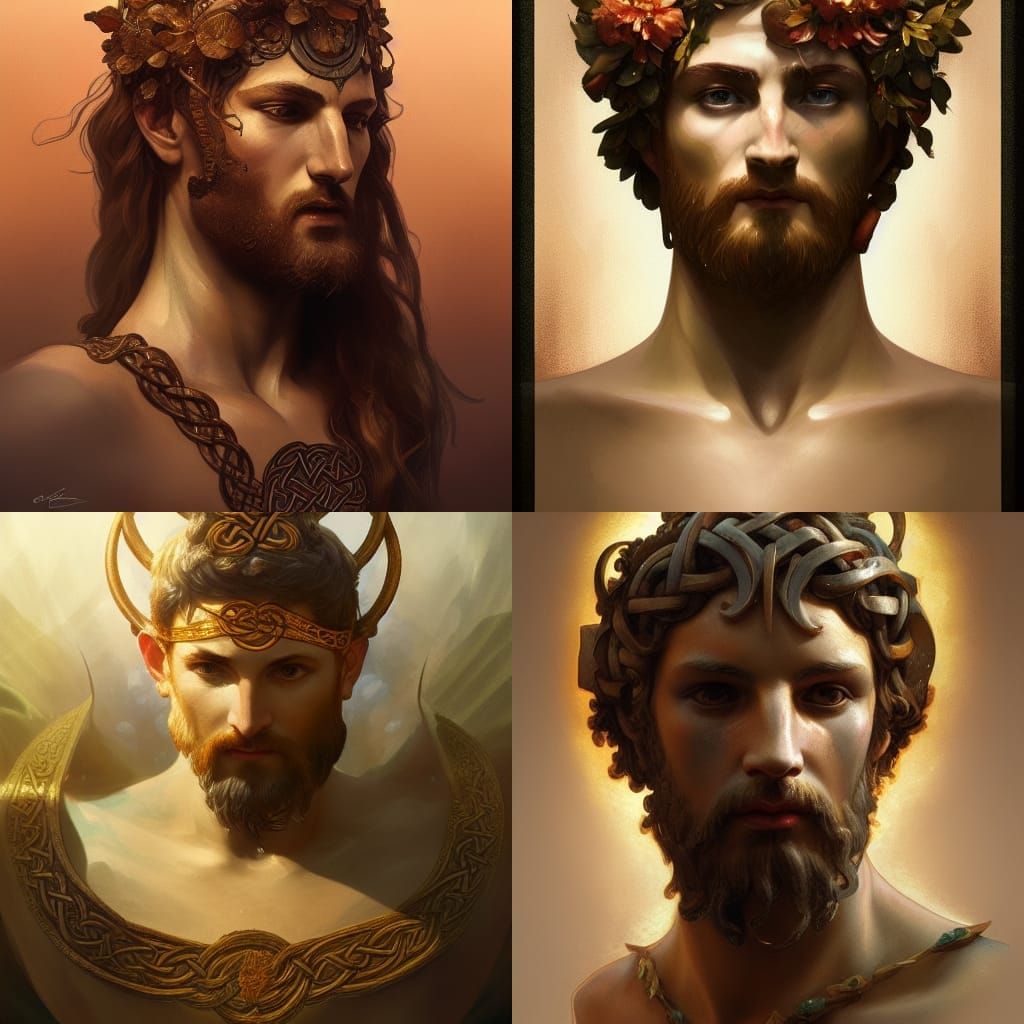 Ataecina: Celtic God of Spring Portrait