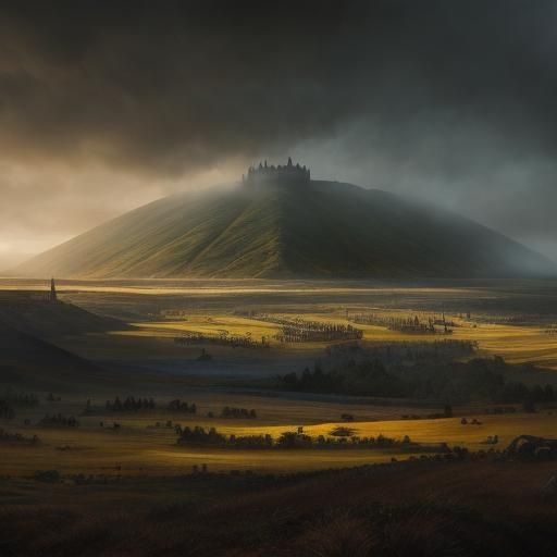 Epic Cinematic Painting of Waterloo