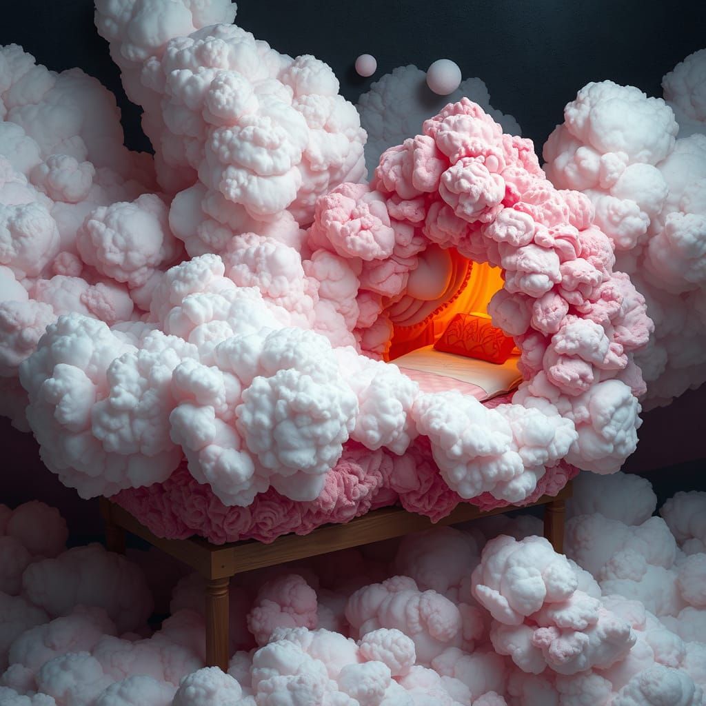 Dreamy Cloud Bed Hybrid in Vibrant Spring Hue