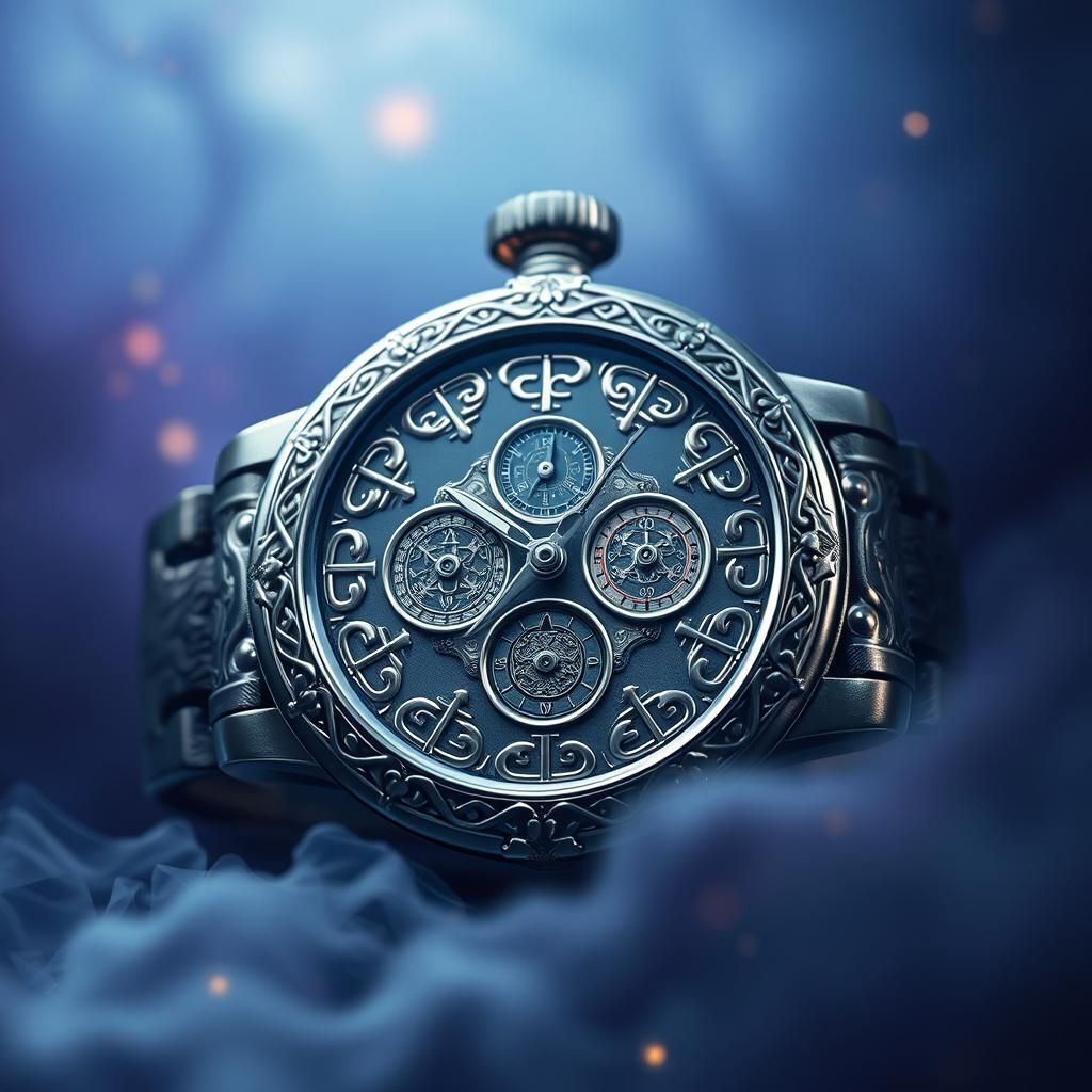 Celtic Chronograph Watch in Dreamlike Setting