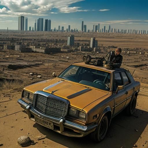 Takeshi Kitano as Mad Max in Decayed Tokyo