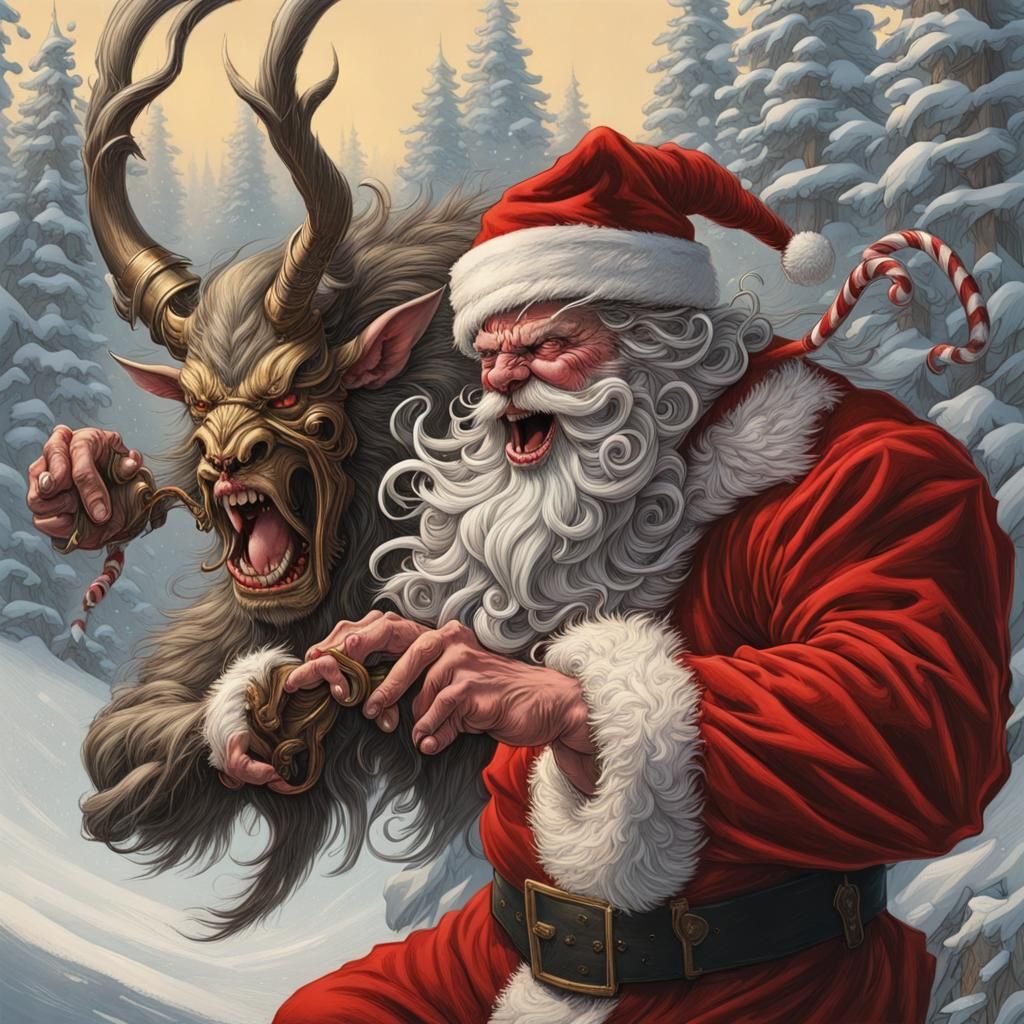 Krampus in a Headlock