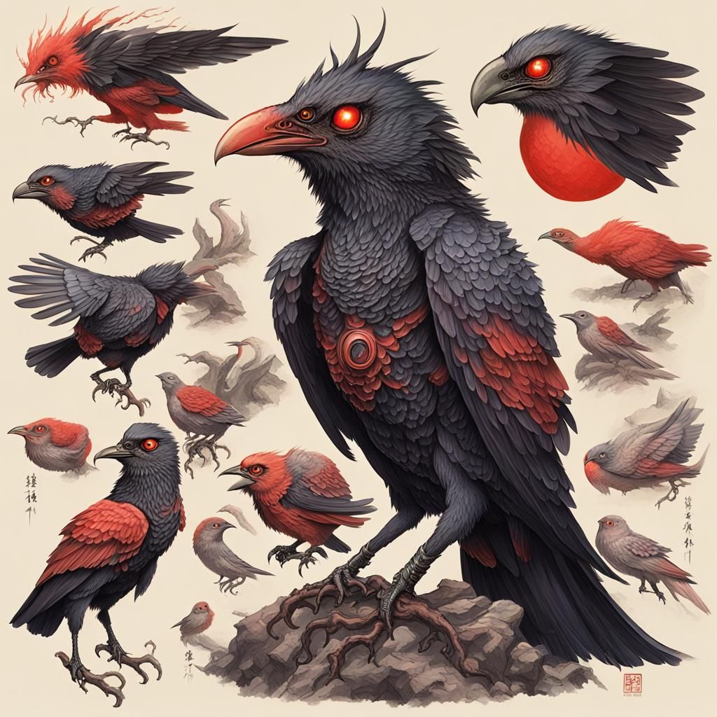 Exotic Alien Birds on an Exoplanet: Xenozoology Concept