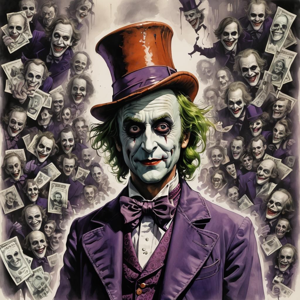 Sinister Meeting: Willy Wonka and the Joker