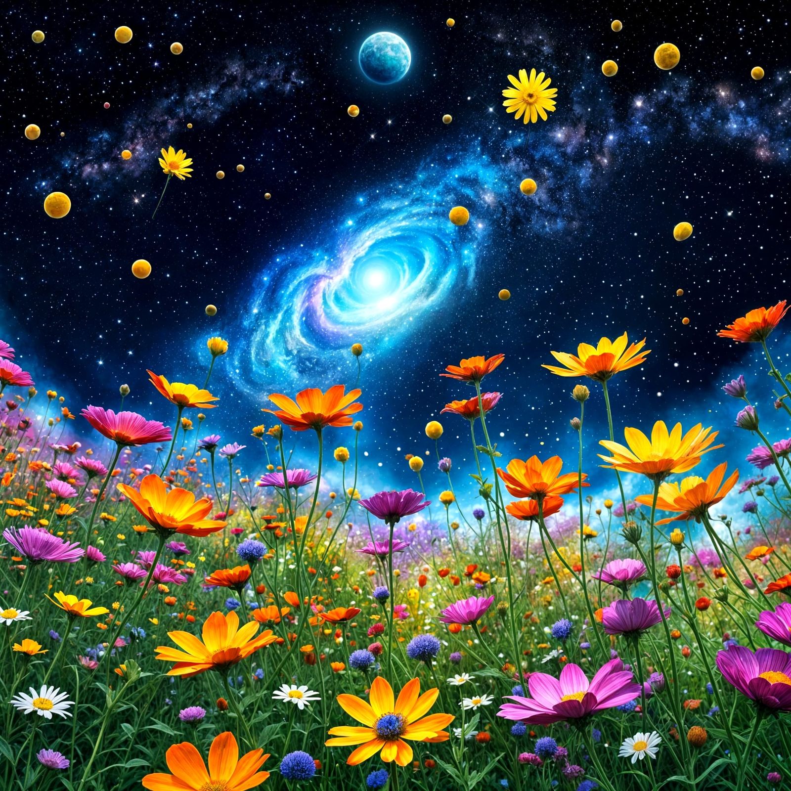 Floral Space-time Continuum