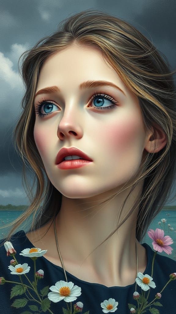 Visions of Fantasy in Watercolor Pastel