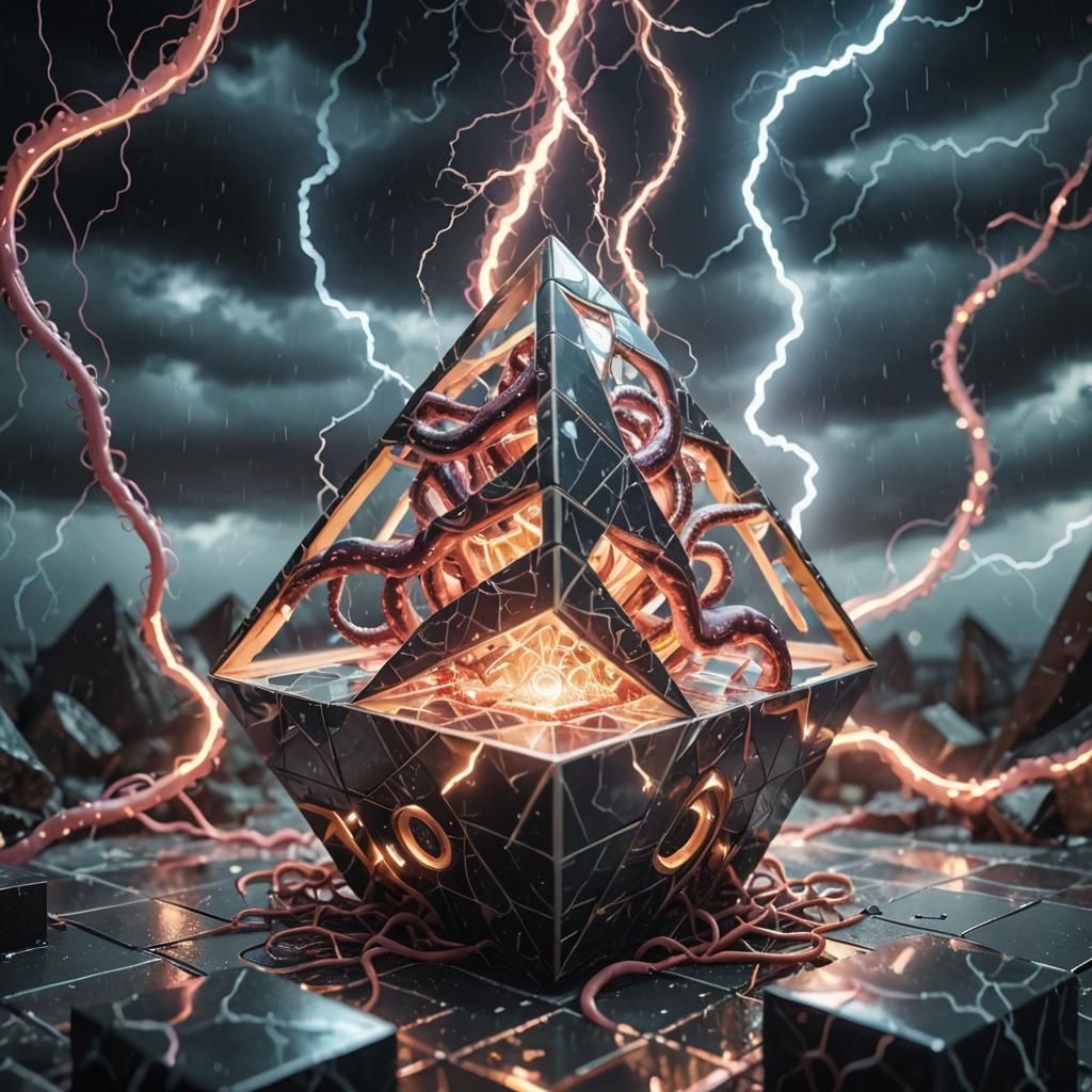 Surreal Cubist Tentacles Dreamscape in 8k