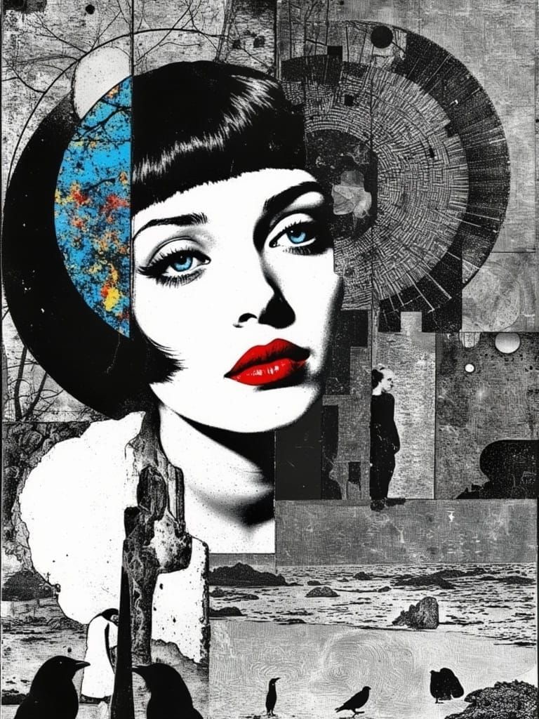 Dreamy Dreamer in German Expressionist Style