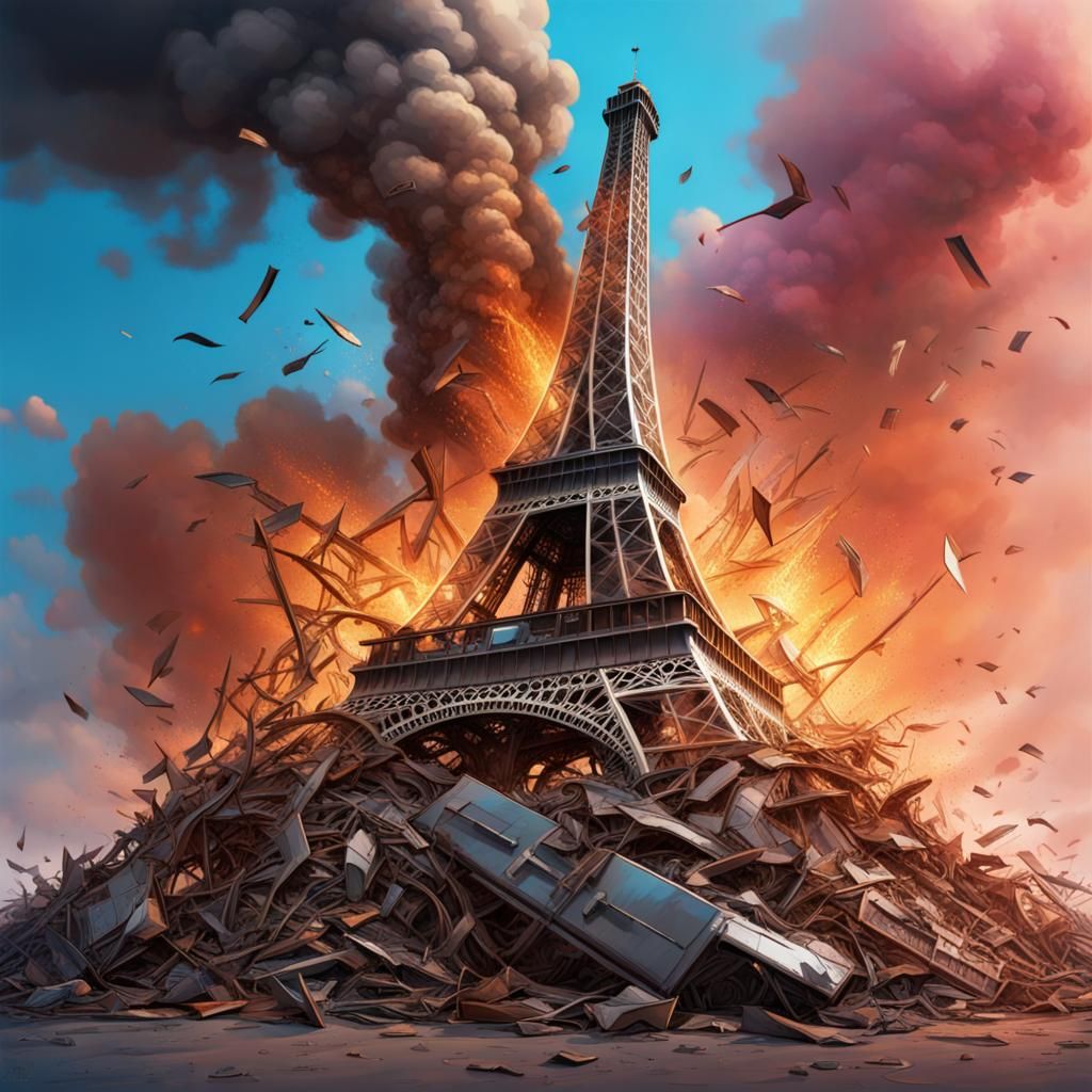 collapse of the Eiffel Tower