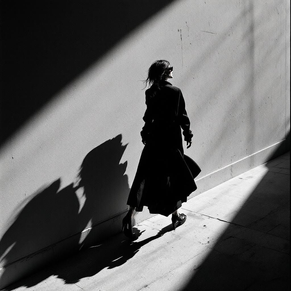 Film Noir Fashion: Shadows and Light on Quiet Streets