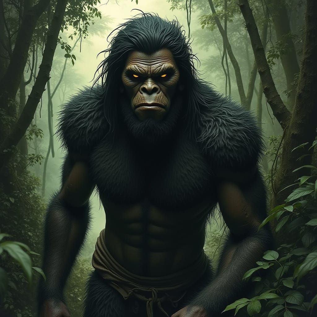 Savage Kurupi in Dark Realistic Style