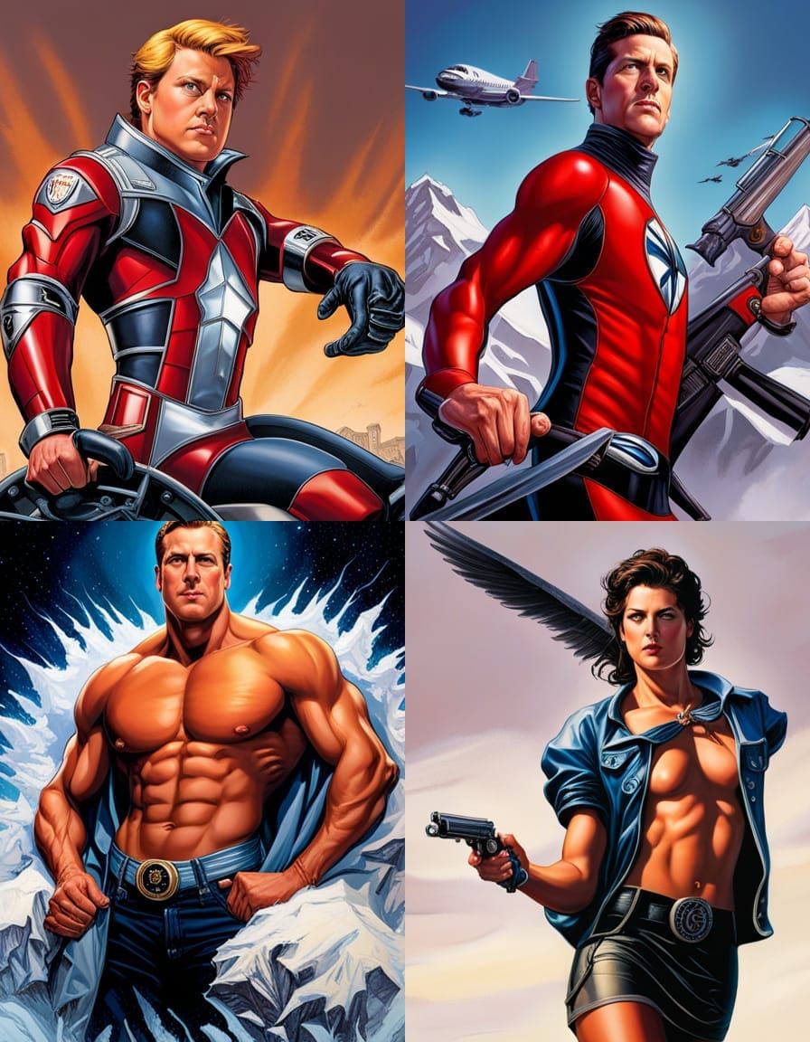 Gritty Comic Book Illustration in Fabry Style