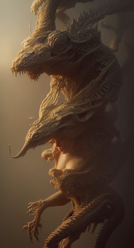 Hyperrealistic Patience: A Detailed Digital Painting