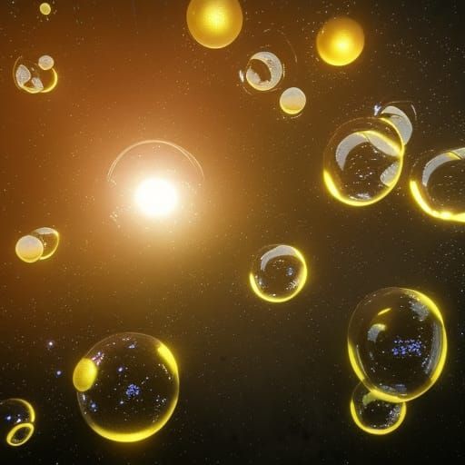 Cosmic Bubbles in Epic 3D Style