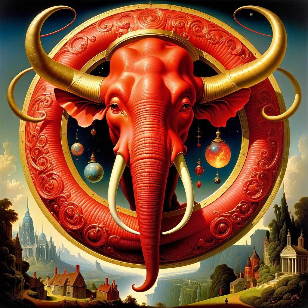 Dreamlike Chimera in Surreal Avant-Garde Style