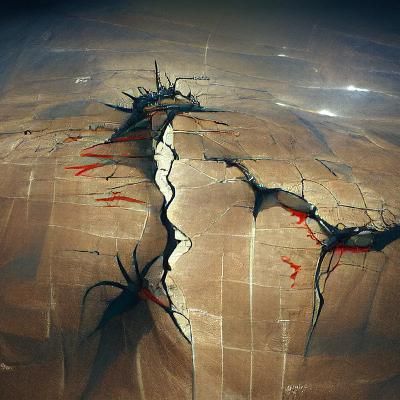 Sinister Cracks Devastate Earth's Surface