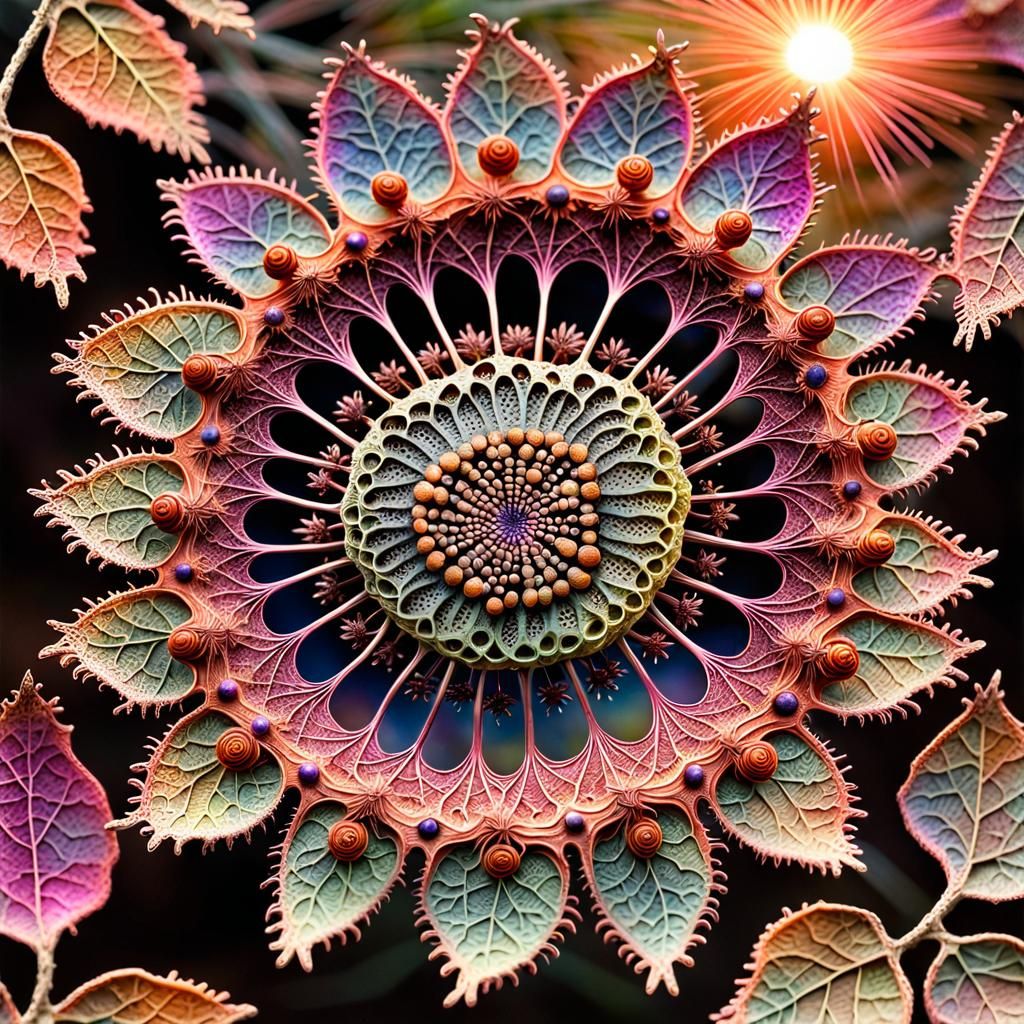 Intricate Photograph of a Grandmother Nymph