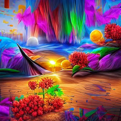 Detailed Colorful Digital Art with Unlimited Brightness