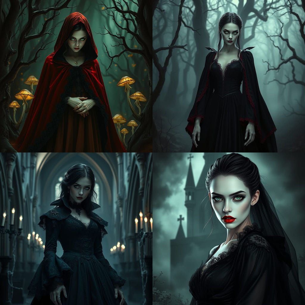 Ethereal Vampire Maiden in Twilight