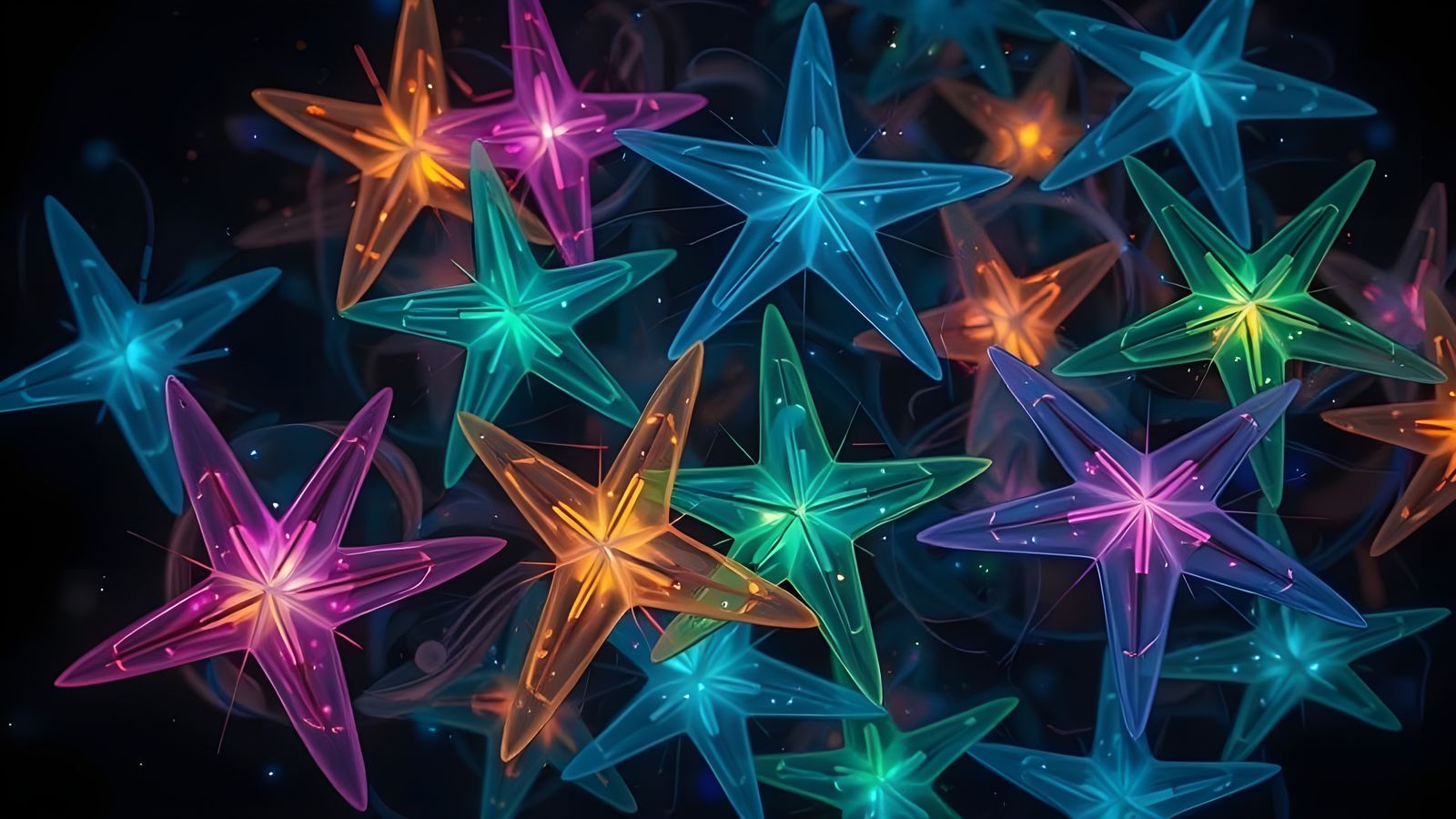 Bioluminescent Star Systems in a Galactic Dance