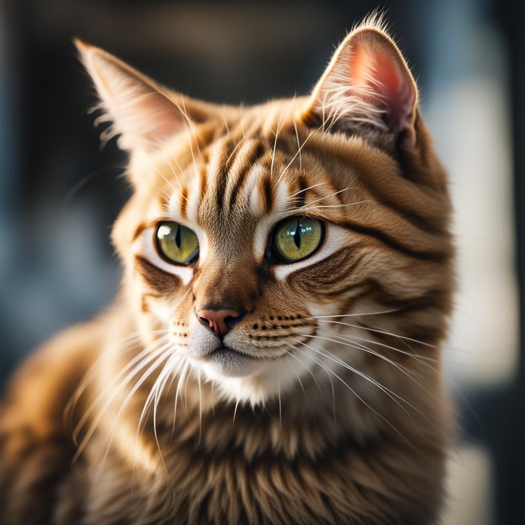 Professional Cat Photography with Bokeh and Natural Light
