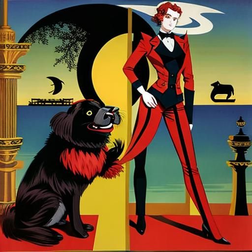 Elegant Art Nouveau Style Design