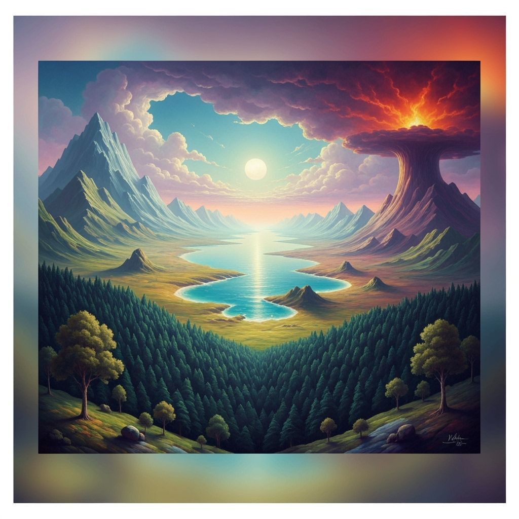 Surreal Emotional Landscape Painting