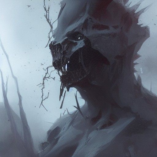 Sinister Revenant in Fantasy Art Style