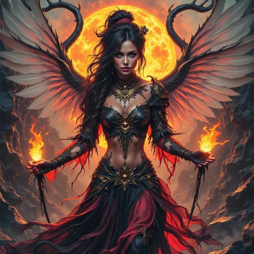 Cyberpunk Cityscape in Dark Goo Flux Style