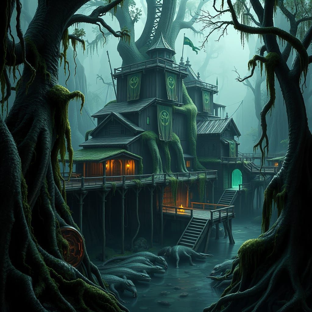 Ancient Fort Naddak in Dagobah's Mysterious Swamps