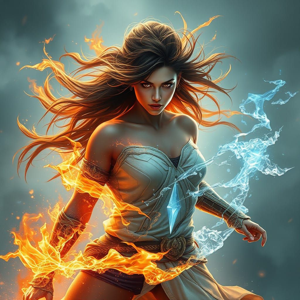 Elemental Goddess Commands the Stormy Elements