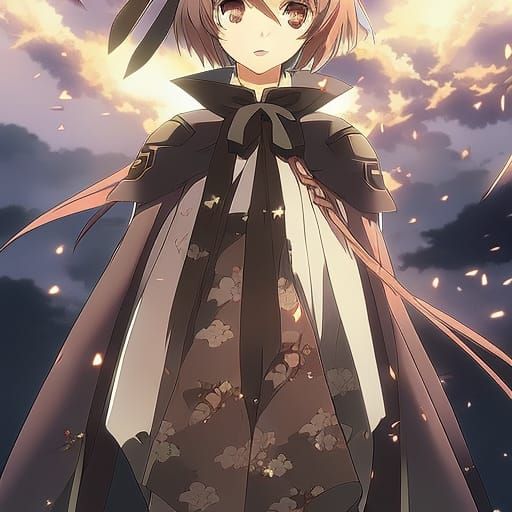 Anime Girl in Everyday Life: Manga Style