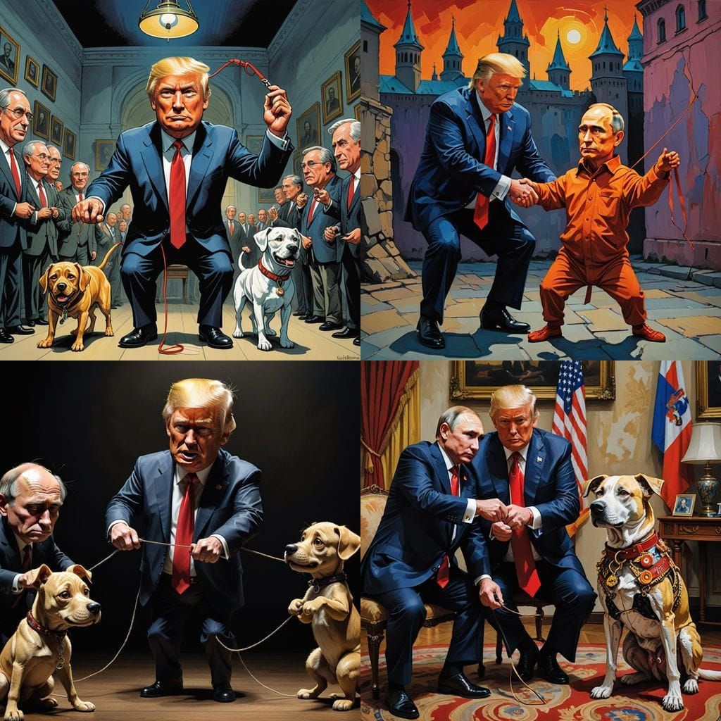 Political Cartoon: Putin's Puppet Show