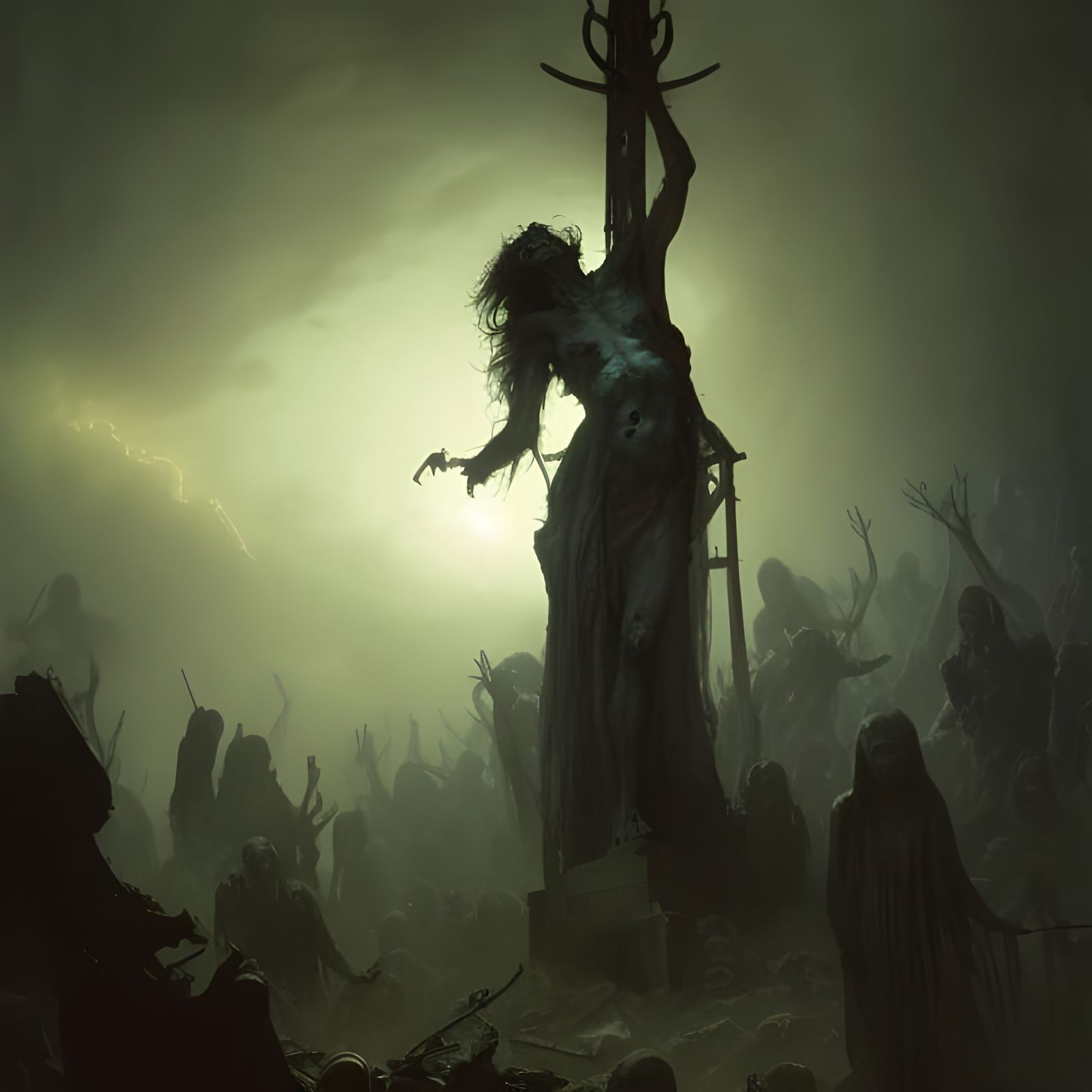 Zombies Rising: Horror Art Inspired by Engravings