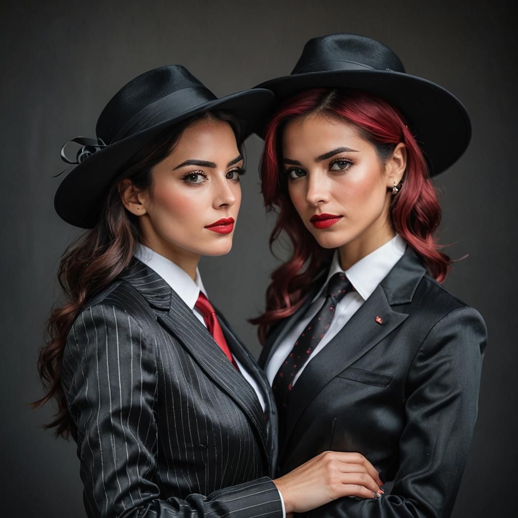 Elegant Spanish Woman in Black Suit: Professional Portrait