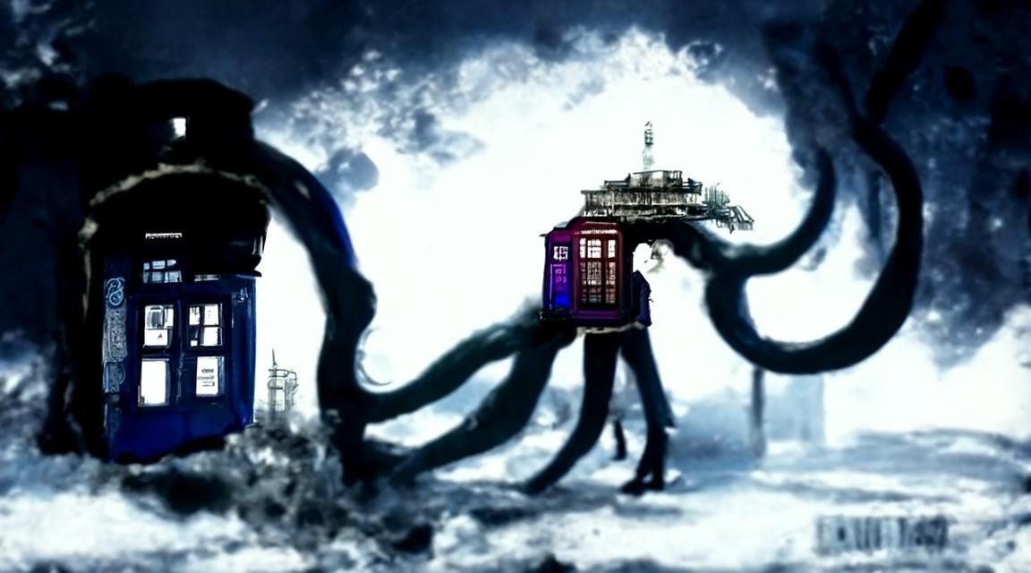 Dr. Who's TARDIS Meets Lovecraftian Horror