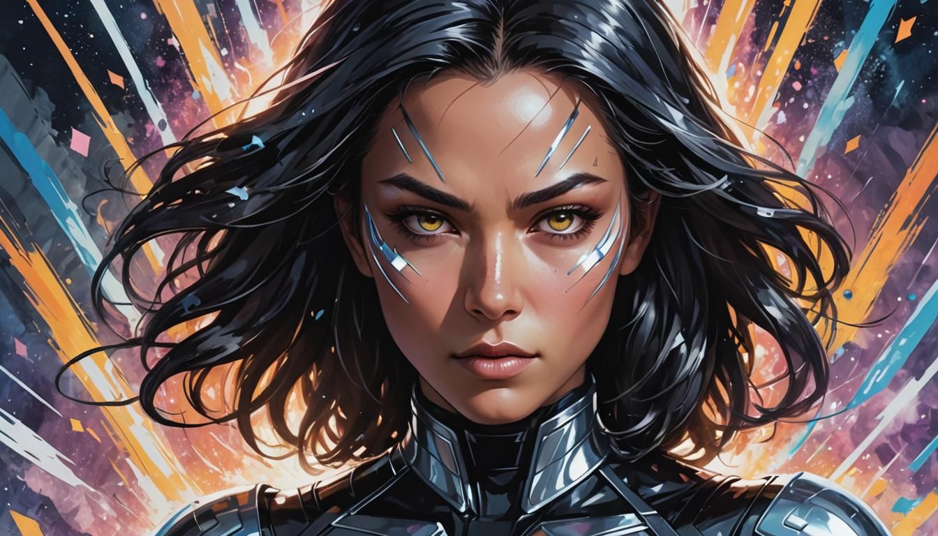 Danielle Moonstar: Anime Superheroine with Psionic Powers