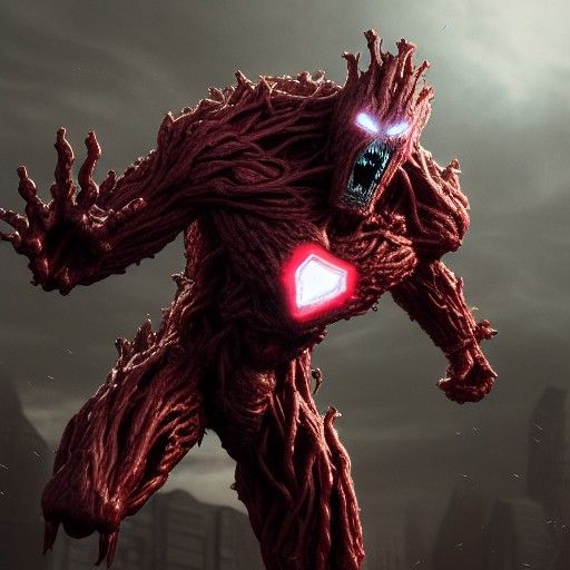 Hyperrealistic Biopunk Portrait of Comic Book Characters