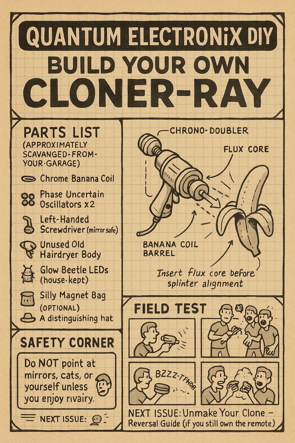 Quantum ElectroniX DIY Cloner-Ray Magazine Insert