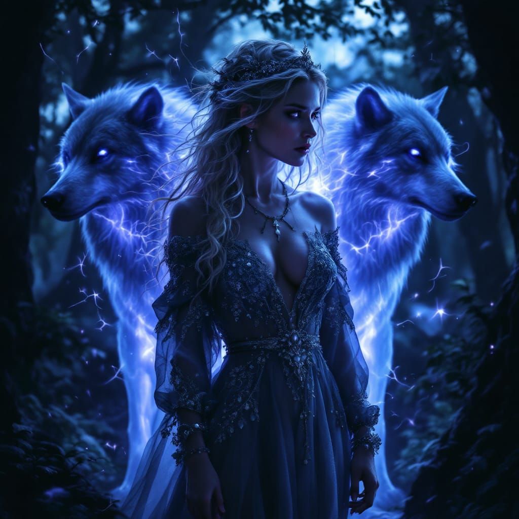 Dark Romance Cover: Dangerous Blonde Shifter Heroine