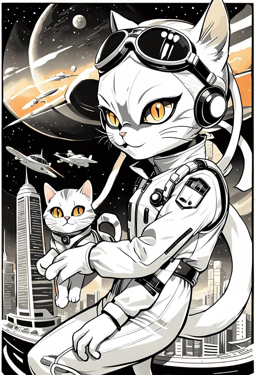 Cat-Human Hybrid Arrives in Art Deco Marsport