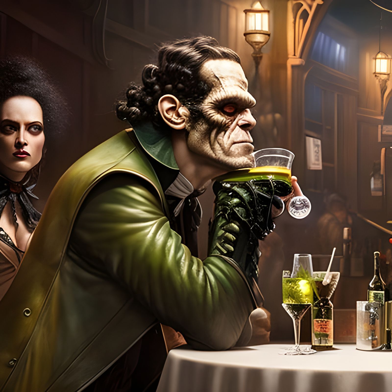 Frankenstein in Cafe: Rococo Cinematic 8K