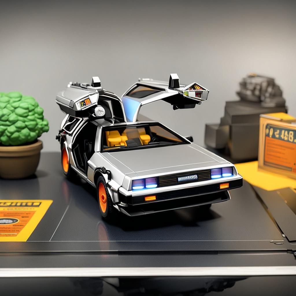 Funko Pop DeLorean Time Machine Marketing Package