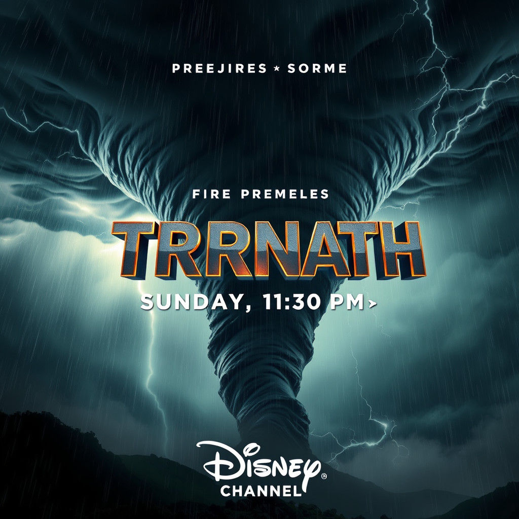 Tornado Amidst Rainstorm: Premieres Sunday on Disney
