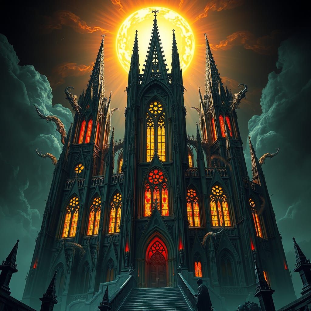 Wax Cathedral Melts Under Celestial Flame