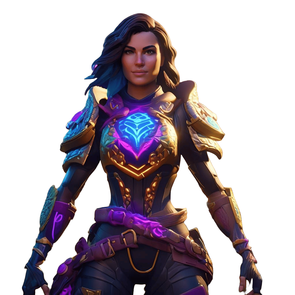Fortnite Character Concept Art with Mystical Forest
